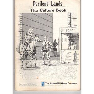 Perilous Lands The Culture Book Powers & Perils Avalon Hill RPG 1985 Vintage